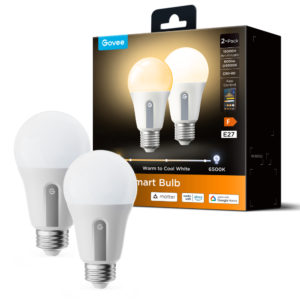 Govee Smart Bulb A19 E27 (800lm) (2-pack)