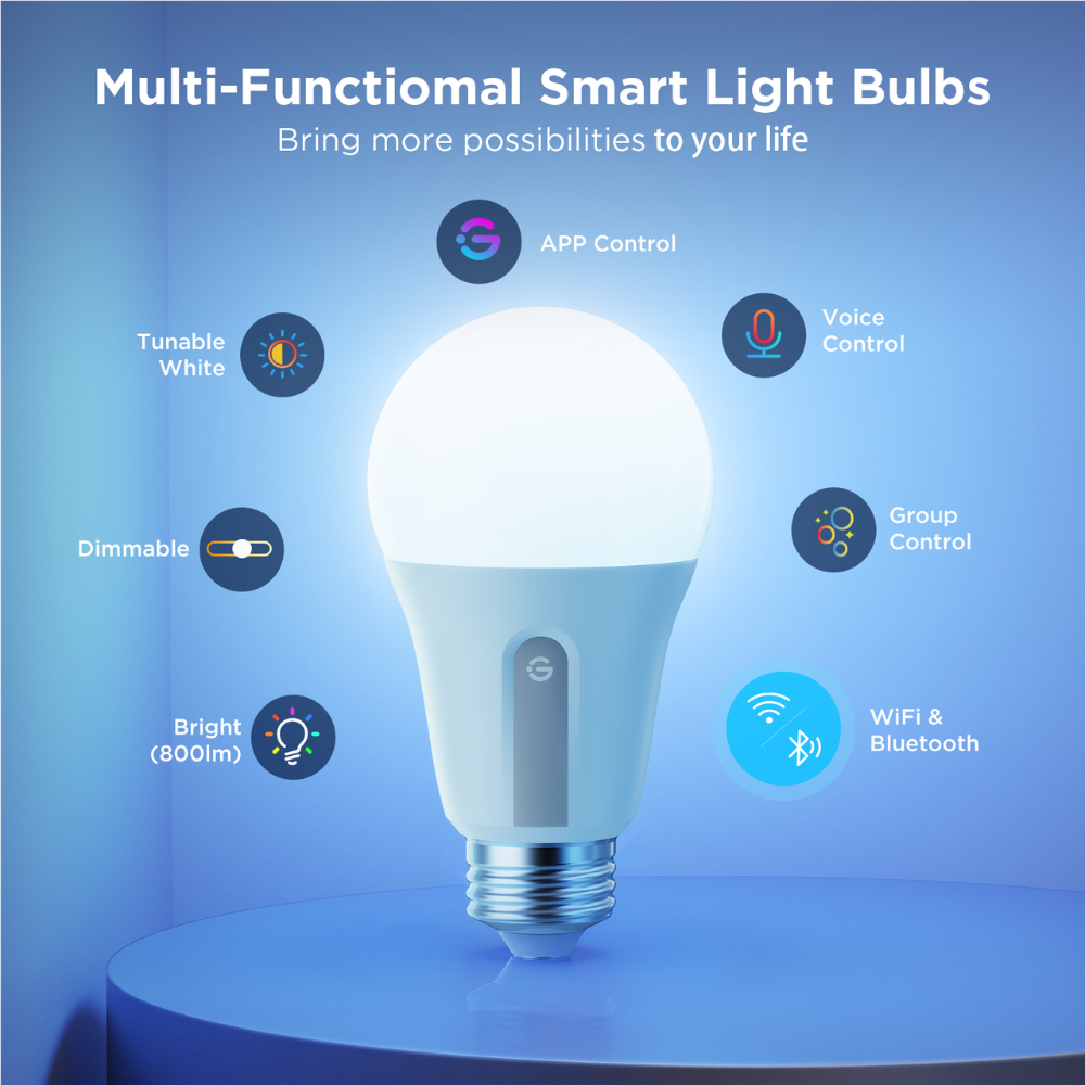 Govee Smart Bulb A19 E27 (800lm) (2-pack) - Image 8