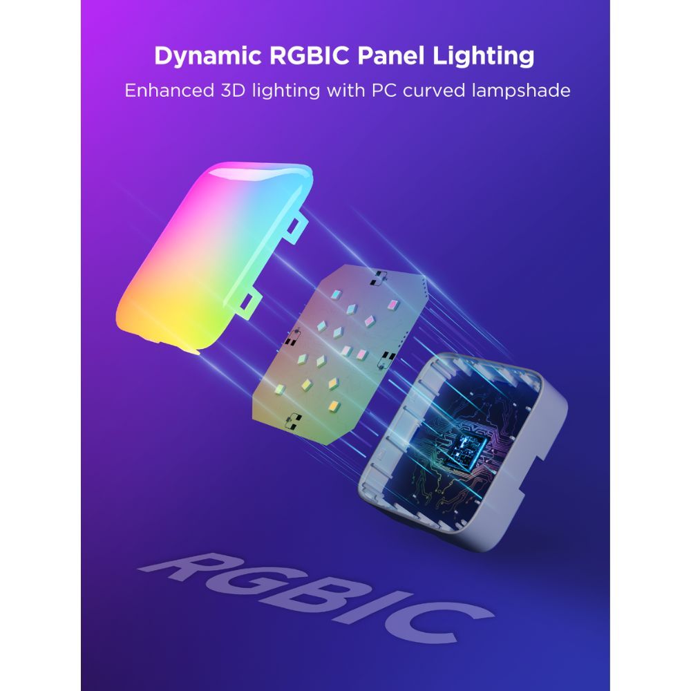 Светильник Govee Smart Mini Panel Lights Extension Kit (6-pack) — изображение 3