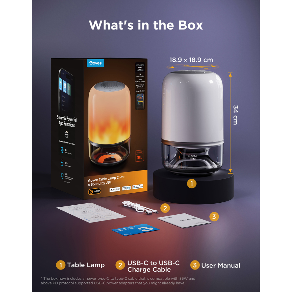 Govee Table Lamp 2 Pro (Sound by JBL) - Image 10