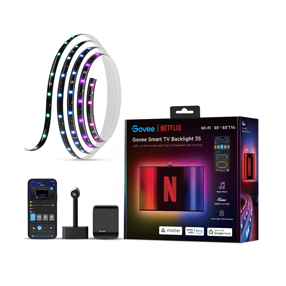 Govee Smart TV Backlight 3S Netflix (for 55-65 inch TVs)