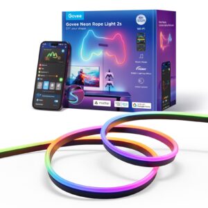 Govee Neon Rope Light 2s Black (4m)