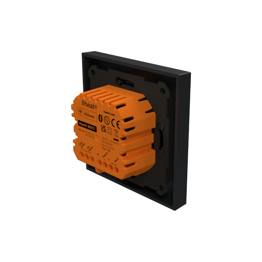 Heatit WiFi7 Thermostat - black matt - Image 3