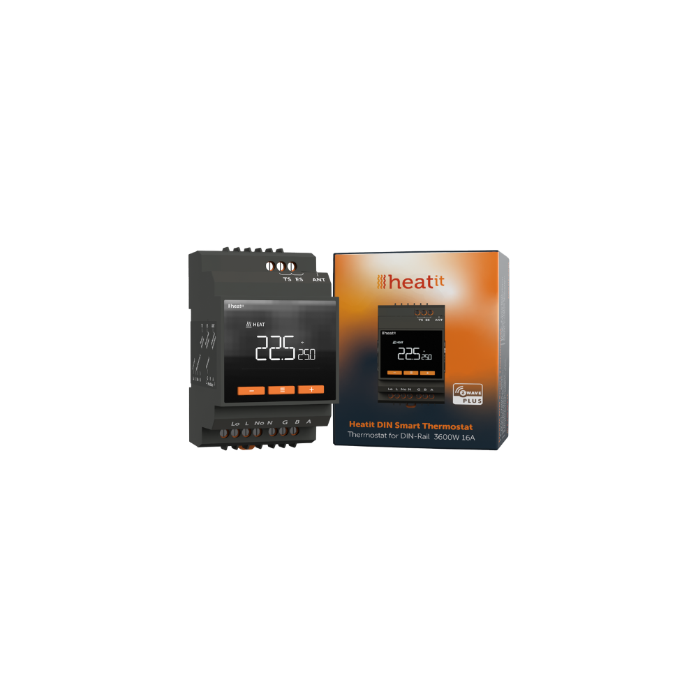 Модуль на DIN-рейку Heatit DIN Smart Thermostat