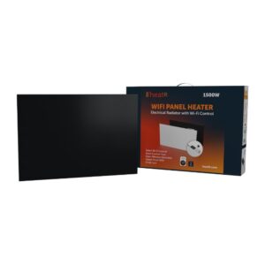 Heatit WiFi Panel Heater 1500W - Black