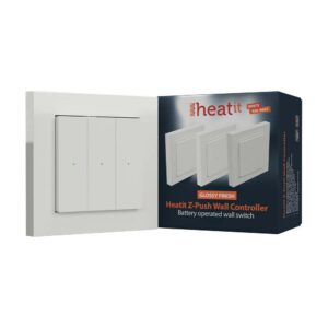 Heatit Z-Push Wall Controller Glossy