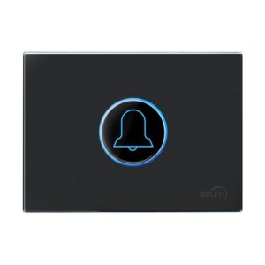 Vitrum EU I Bell Black Glass Etched