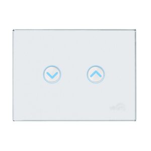 Vitrum EU II 1 Shutter White Glass Etched