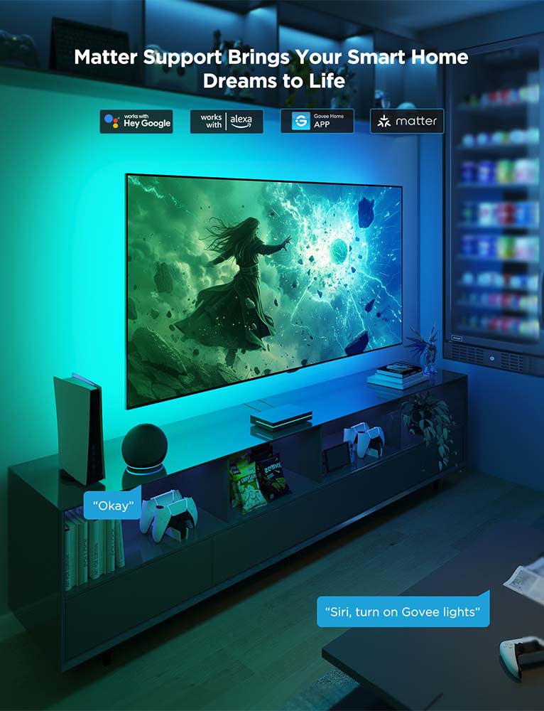 Govee Smart AI Sync Box Kit (for 55-65 inch TVs) - Image 9