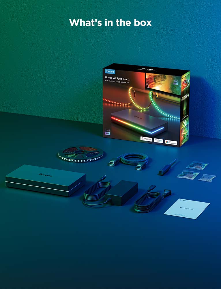 Govee Smart AI Sync Box Kit (for 55-65 inch TVs) - Image 2