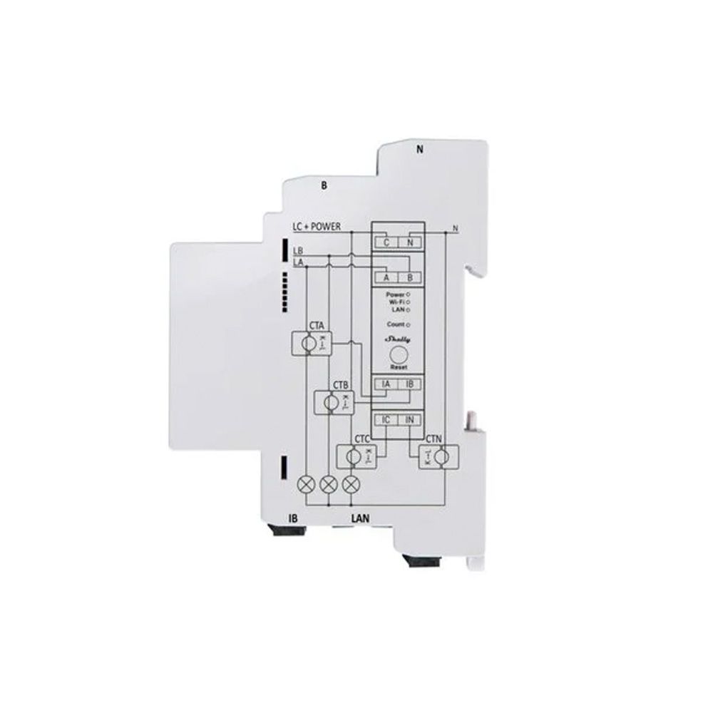 Shelly Pro 3EM-120A v2 - Image 2
