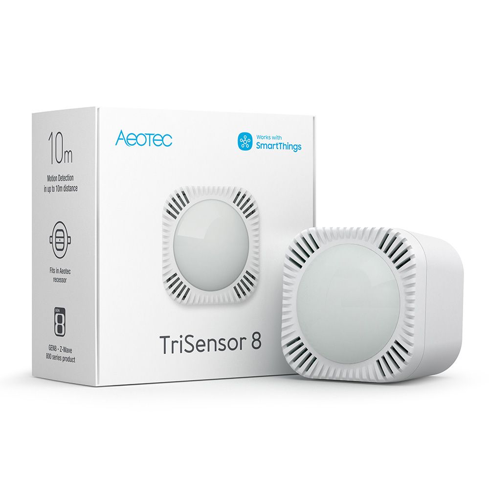 Датчик освещённости Aeotec TriSensor 8