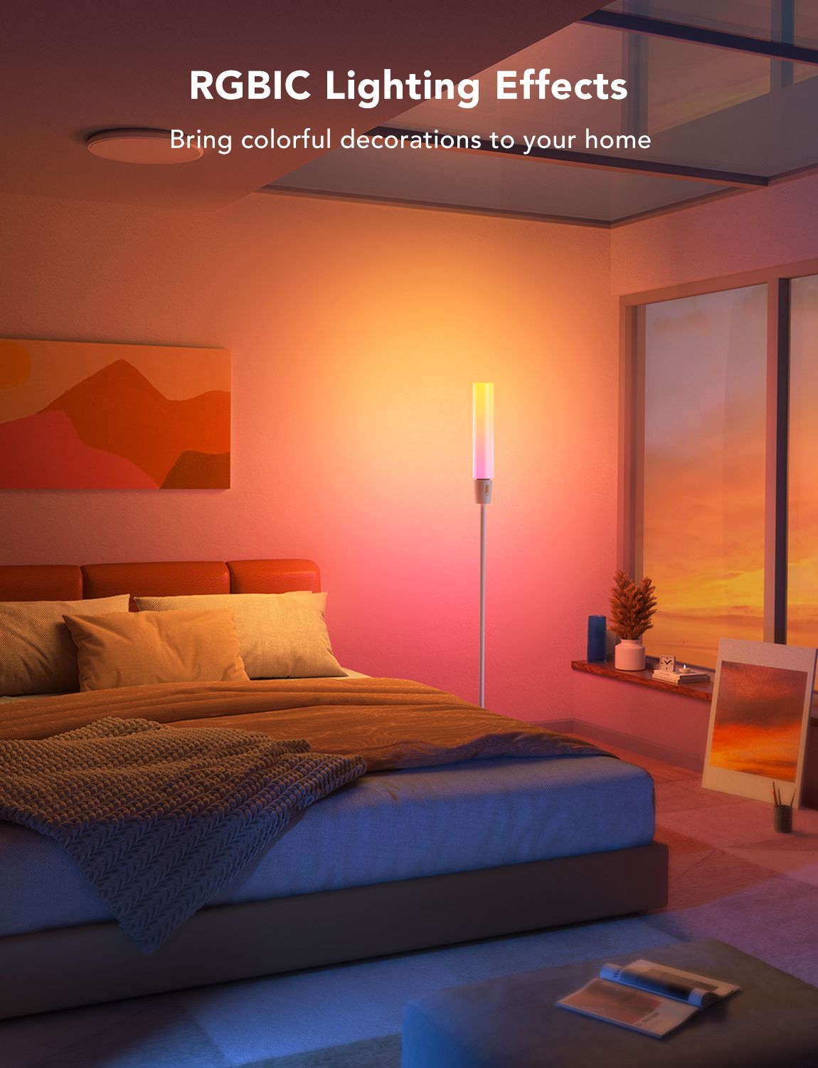 Govee RGBICWW Cylinder Floor Lamp - Image 9