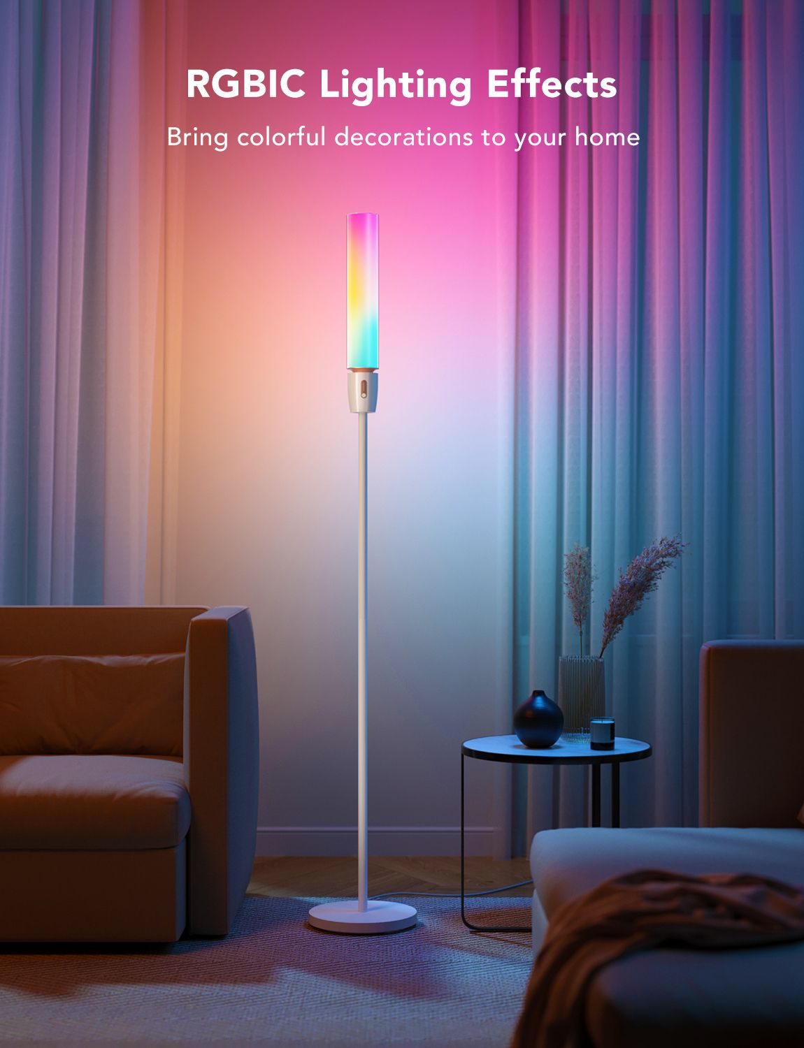Govee RGBICWW Cylinder Floor Lamp - Image 10