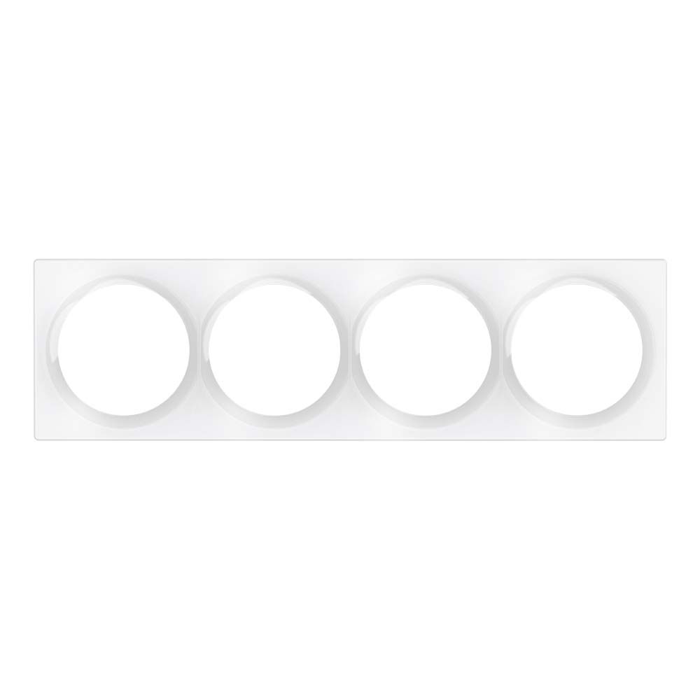 Nice Walli Quadruple Cover Plate - белый — изображение 2