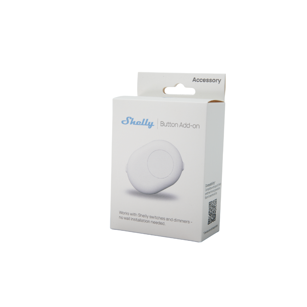 Shelly Button Add-On - white