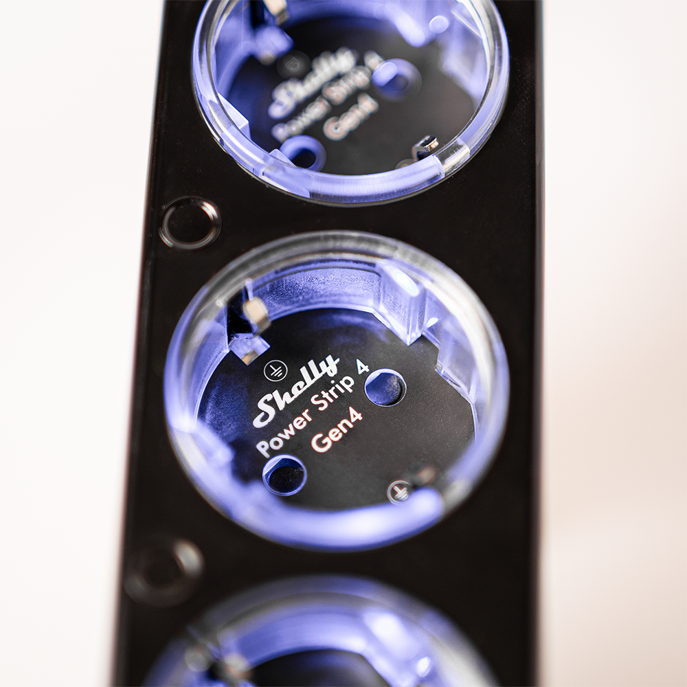Shelly Power Strip 4 Gen4 - Black - Image 3