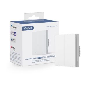 Реле Aqara Smart Wall Switch H1 (без нейтрали, две клавиши)