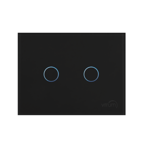 Vitrum EU II Lighting Black Glass Etched