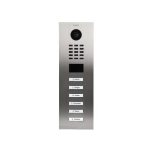 Домофон / дверной звонок Doorbird IP Video Door Station D2106V, stainless steel V2A, brushed, 6 call buttons