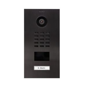 Домофон / дверной звонок Doorbird IP Video Door Station D2101V Titanium-finish как PVD покрытие, нержавеющая сталь, щетка (корпус для накладного/скрытого монтажа продаётся отдельно)