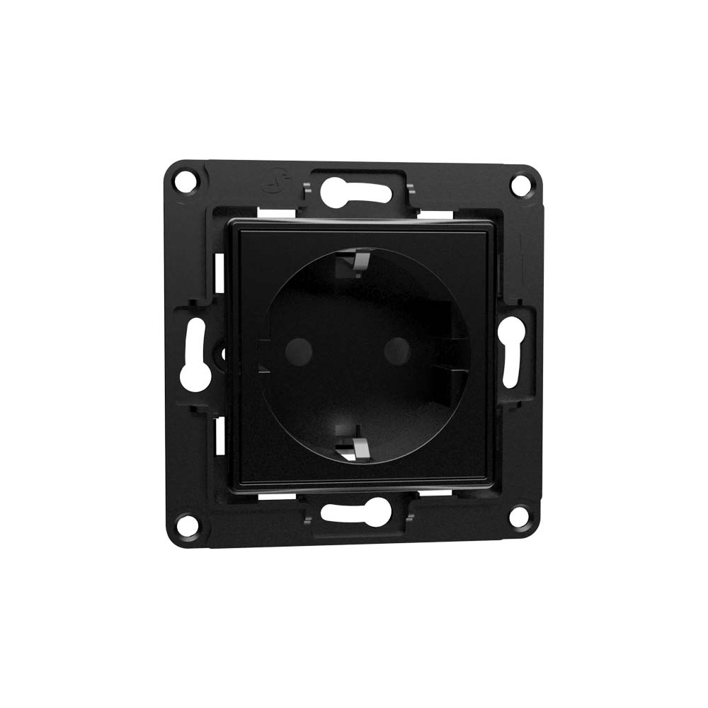 Shelly Wall Socket EU черный